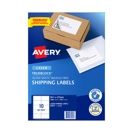AVERY Laser Label L7173 10Up Pack of 100 3