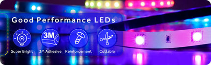 12M LED Strip Lights Rope Light for Bedroom and Home (5050 Lights Strip App with Remote Control) 11