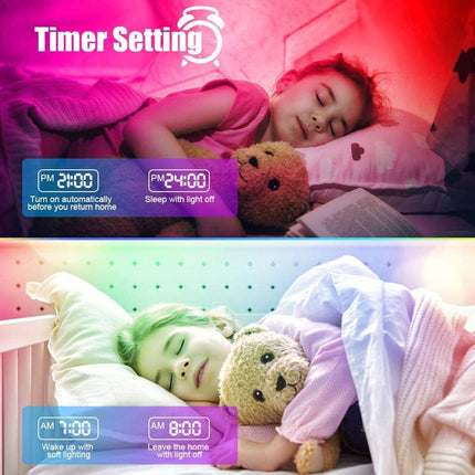 12M LED Strip Lights Rope Light for Bedroom and Home (5050 Lights Strip App with Remote Control) 2