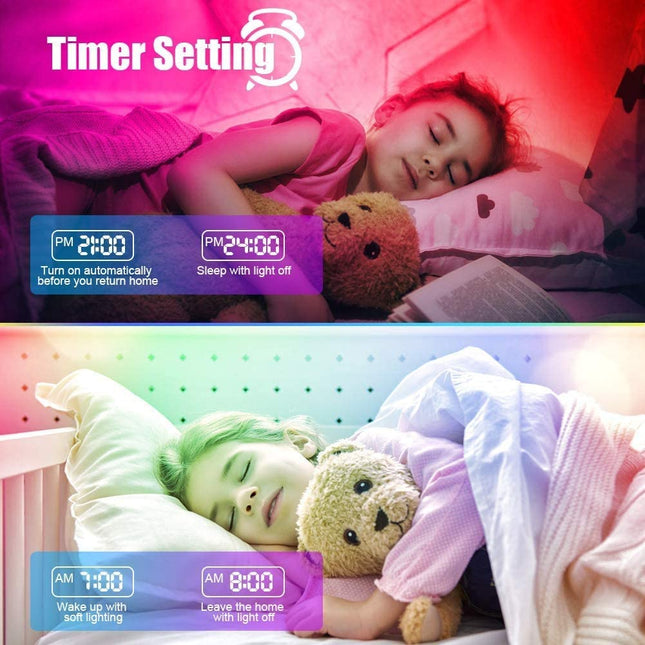 12M LED Strip Lights Rope Light for Bedroom and Home (5050 Lights Strip App with Remote Control) 2