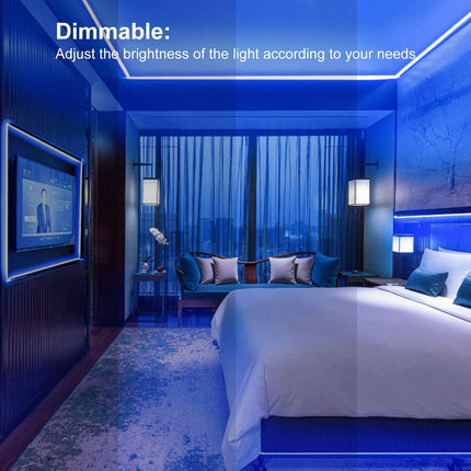 12M LED Strip Lights Rope Light for Bedroom and Home (5050 Lights Strip App with Remote Control) 4