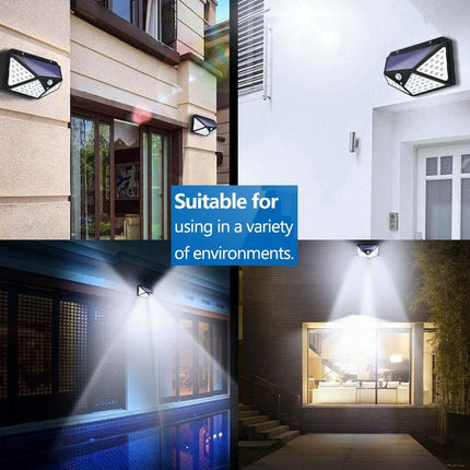 100 Waterproof LED Motion Sensor Solar Security Lights Outdoor (2pack) 7