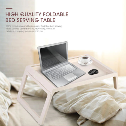 Multifunction Laptop Bed Desk with foldable legs for Home Office (White) 3