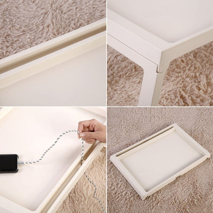 Multifunction Laptop Bed Desk with foldable legs for Home Office (White) 8