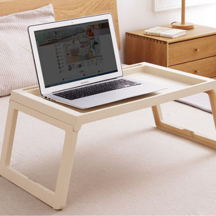 Multifunction Laptop Bed Desk with foldable legs for Home Office (White) 9