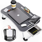 Laptop Bed Desk with Storage and foldable legs for Adults, Kids & Home Office