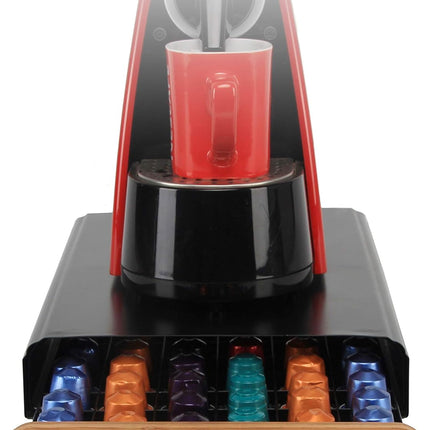 CARLA HOME Coffee Pods Holder Storage Drawer Compatible with 60 Nespresso Pods for Kitchen Storage & Organisation (Natural) 2