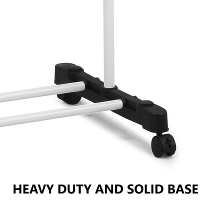 CARLA HOME Folding 3 Tier Clothes Laundry Drying Rack with Stainless Steel Tubes for Indoor & Outdoor Home 4