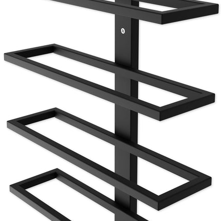 Metal Wall Mount Wine Rack for Wine Bottles, Liquor, Champagne (Holds 10 Bottles) 7