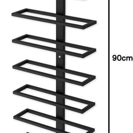 Metal Wall Mount Wine Rack for Wine Bottles, Liquor, Champagne (Holds 10 Bottles) 9