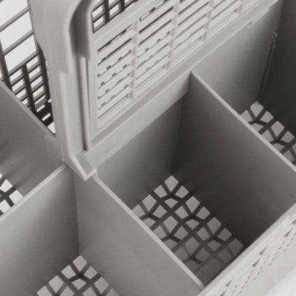 CARLA HOME 8 Slot Universal Dishwasher Cutlery Basket with Handle and Lid which Fits Most Brands (240mm X 135mm X 122mm) 5