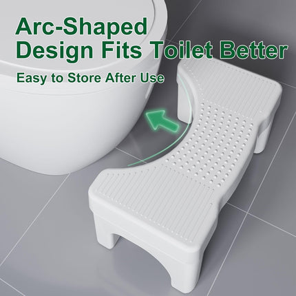 CARLA HOME Toilet Poop Stool Squat Adult for Easy Pooping for Bathroom Adults and Kids 6