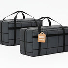CARLA HOME 2-Pack 180L Extra Large Moving Storage Bags with Handles & Duty Zippered for Clothes, Travel, Space Saving & Camping