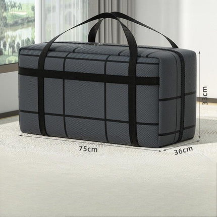CARLA HOME 2-Pack 180L Extra Large Moving Storage Bags with Handles & Duty Zippered for Clothes, Travel, Space Saving & Camping 7