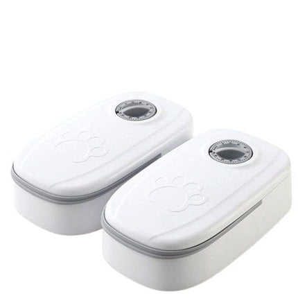 CARLA HOME 2 Meal Automatic Pet Feeder with Timer for Cat & Dog Wet & Dry Food (Dual Bowl 700ML) 10