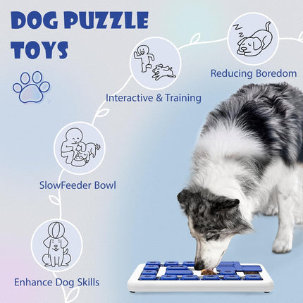 CARLA HOME Interactive Dog Puzzle Toy Slow Feeder Treat Dispenser for Dogs & Cats 2