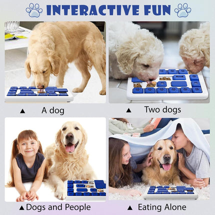 CARLA HOME Interactive Dog Puzzle Toy Slow Feeder Treat Dispenser for Dogs & Cats 4
