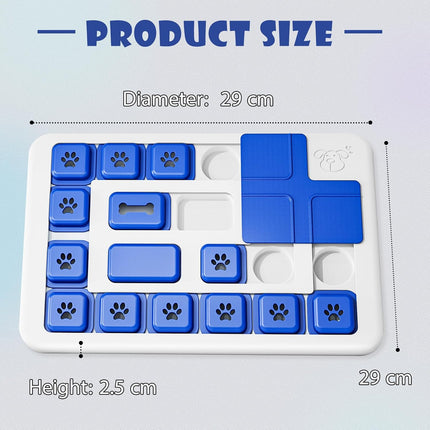 CARLA HOME Interactive Dog Puzzle Toy Slow Feeder Treat Dispenser for Dogs & Cats 9