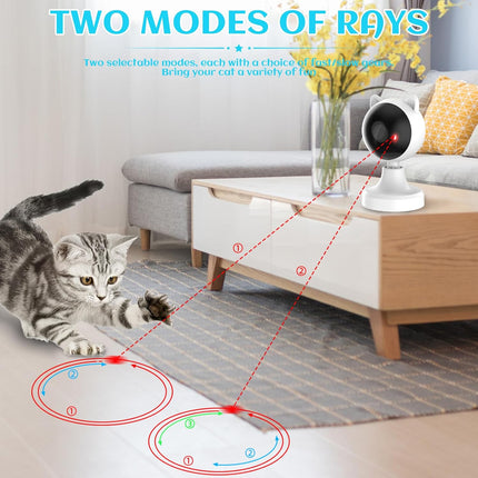 CARLA HOME Interactive Laser Toy for Cats with Adjustable Angle, USB Rechargeable & 2 Speed Modes 4