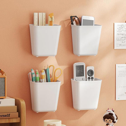 CARLA HOME 4-Pack Self-Adhesive Wall Storage Box for Cabinet Doors, Kitchen, Bathroom & Office 6