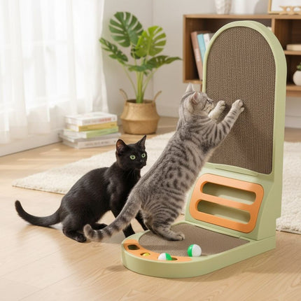 CARLA HOME Vertical Cat Scratching Board with Durable Cardboard for Indoor Cats 2