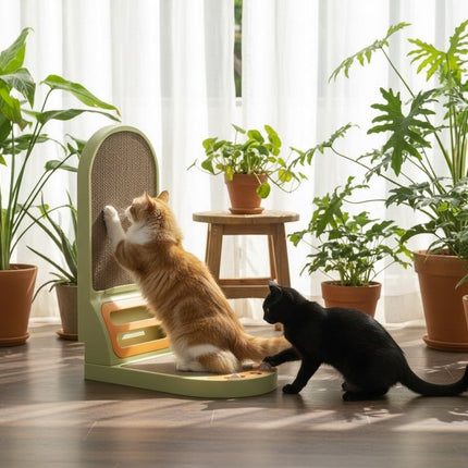 CARLA HOME Vertical Cat Scratching Board with Durable Cardboard for Indoor Cats 5