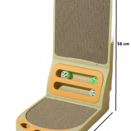 CARLA HOME Vertical Cat Scratching Board with Durable Cardboard for Indoor Cats 7