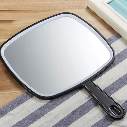 Extra Large Black Handheld Mirror with Handle (31,5 x 23 cm) 6