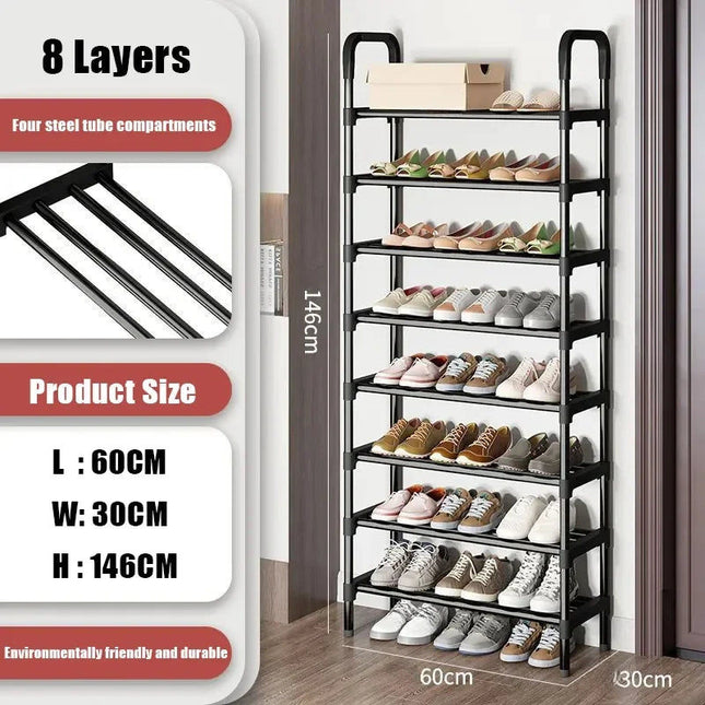 8-Layer Multi-Function Shoe Rack Space Saver 2