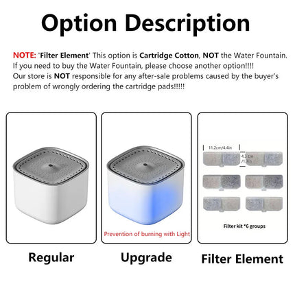 3L Cat Water Fountain Large Filter USB