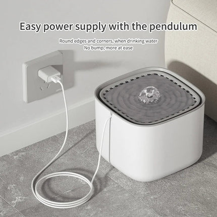 3L Cat Water Fountain Large Filter USB 5