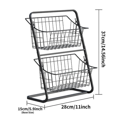 Kitchen Countertop Storage & Snack Rack