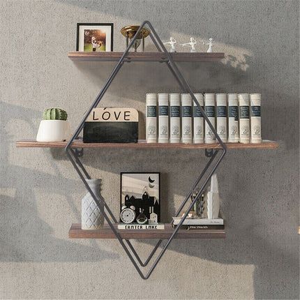 Vintage Rustic Wooden Floating Shelves 3