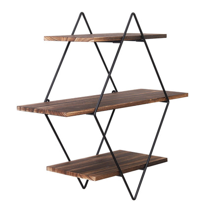 Vintage Rustic Wooden Floating Shelves 6