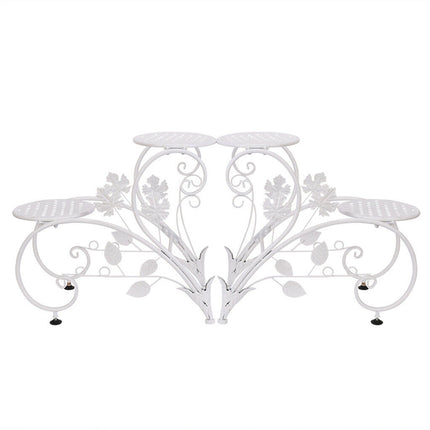 Set of 2 Plant Stand Wedding Garden Flower Shelf Rack 2