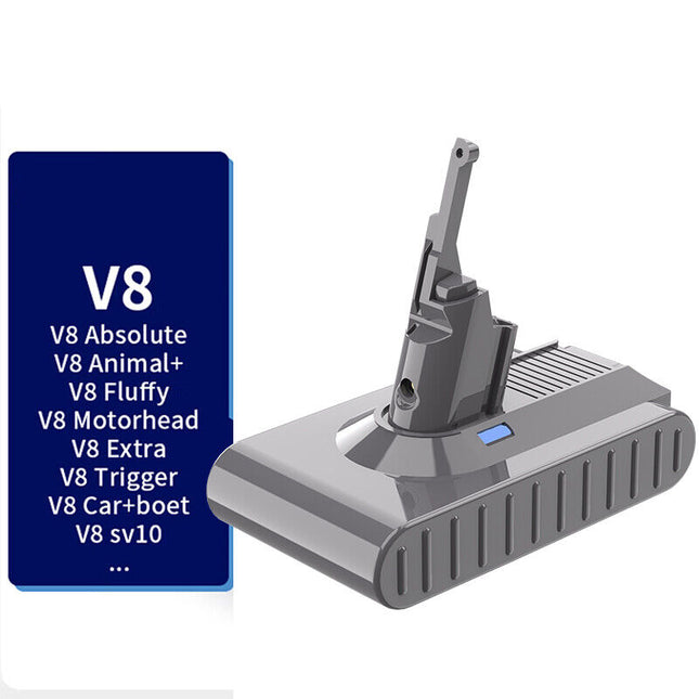 6800mAh Sony Cell Battery for Dyson V8 SV10 Vacuum Cleaner 2