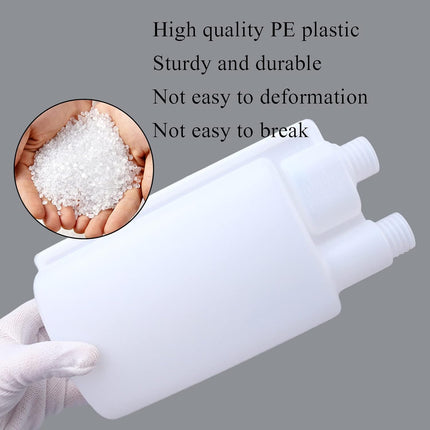 10-Pack 500ml Plastic Twin Chamber Bottles with Tamper Evident Caps 3