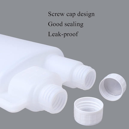 10-Pack 500ml Plastic Twin Chamber Bottles with Tamper Evident Caps 5