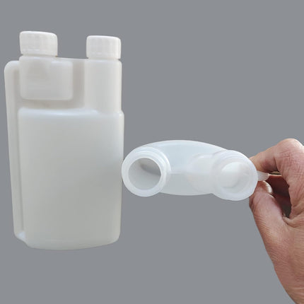 10-Pack 500ml Plastic Twin Chamber Bottles with Tamper Evident Caps 6