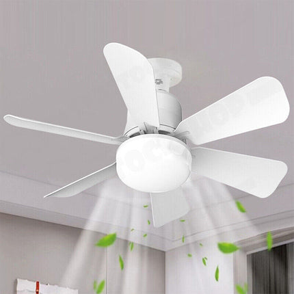 16.5 Ceiling Fan with LED Light 3-Speed Remote Control 5