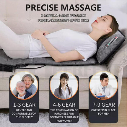 Electric Full Body Massage Mat 10 Motors Heated 45cm Width 4