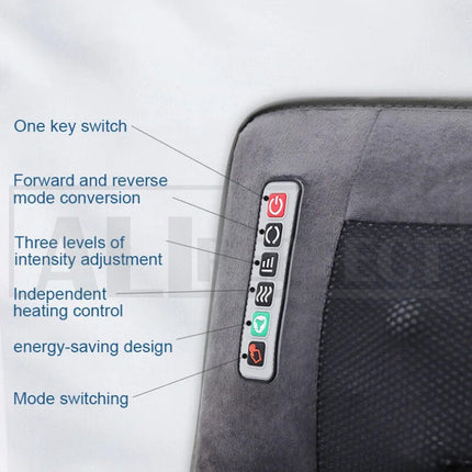 Electric Full Body Massage Mat 10 Motors Heated 45cm Width 8