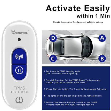 TP508 TPMS Relearn Tool for GM Tire Pressure Reset 2