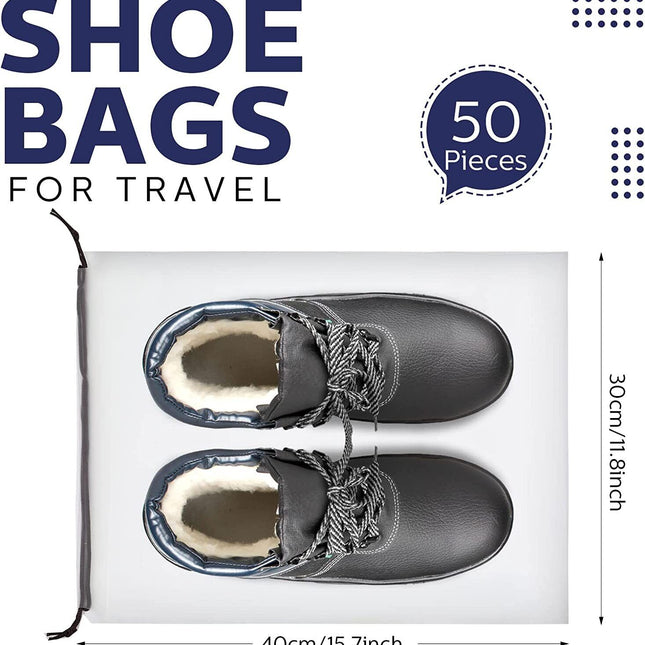 10PCS Travel Shoe Bags Portable Storage Pouch Drawstring Dust Organizer 2