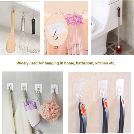 24 Packs Heavy Duty Adhesive Hooks Kitchen Wall Hooks 6