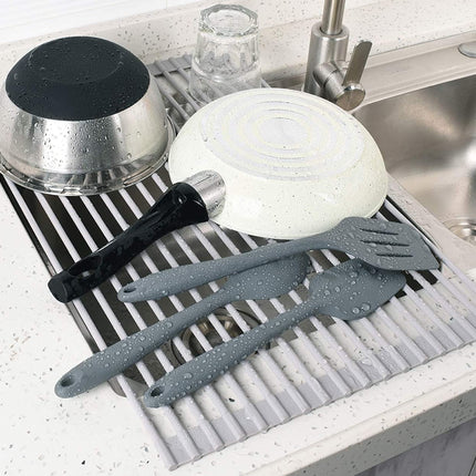 Over The Sink Multipurpose Roll-Up Dish Drying Rack (52 x 33 cm) 2