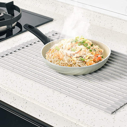 Over The Sink Multipurpose Roll-Up Dish Drying Rack (52 x 33 cm) 8