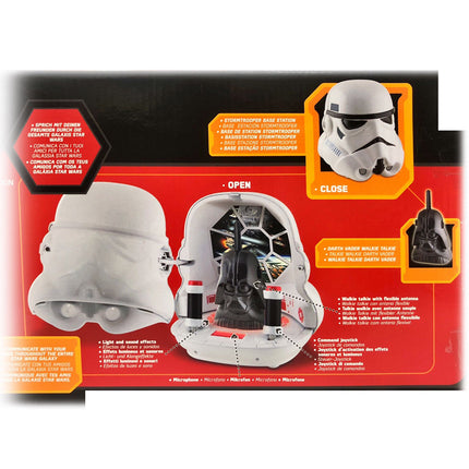 Star Wars Storm Trooper Darth Vader Base Station Light & Sound Talk 6+ 4