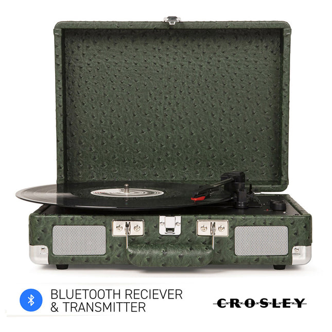 Crosley Cruiser Plus Bluetooth Turntable 3 Speed Ostrich Green 2