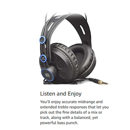 Presonus HD7 Monitor Studio Wired Headphones with Bonus Broadcast Pack 3